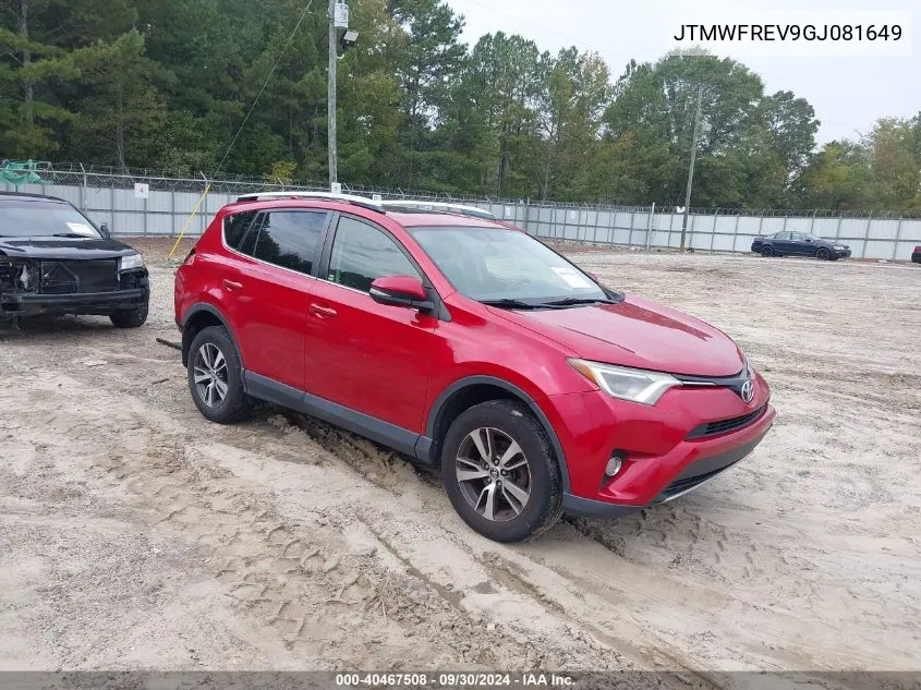 JTMWFREV9GJ081649 2016 Toyota Rav4 Xle