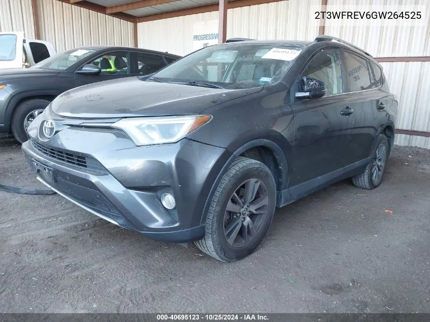 2016 Toyota Rav4 Xle VIN: 2T3WFREV6GW264525 Lot: 40695123