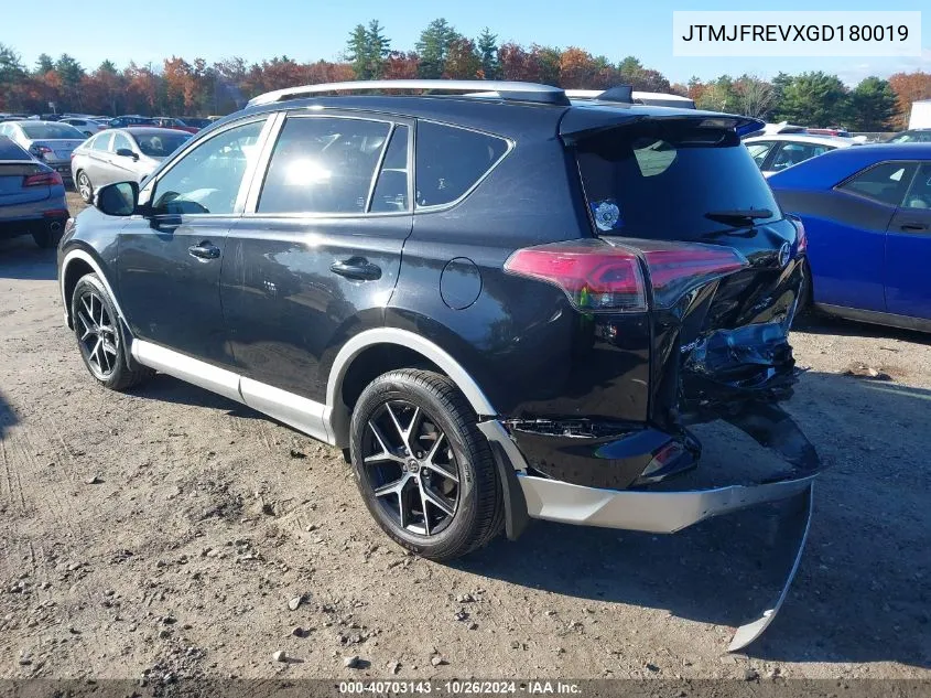 2016 Toyota Rav4 Se VIN: JTMJFREVXGD180019 Lot: 40703143