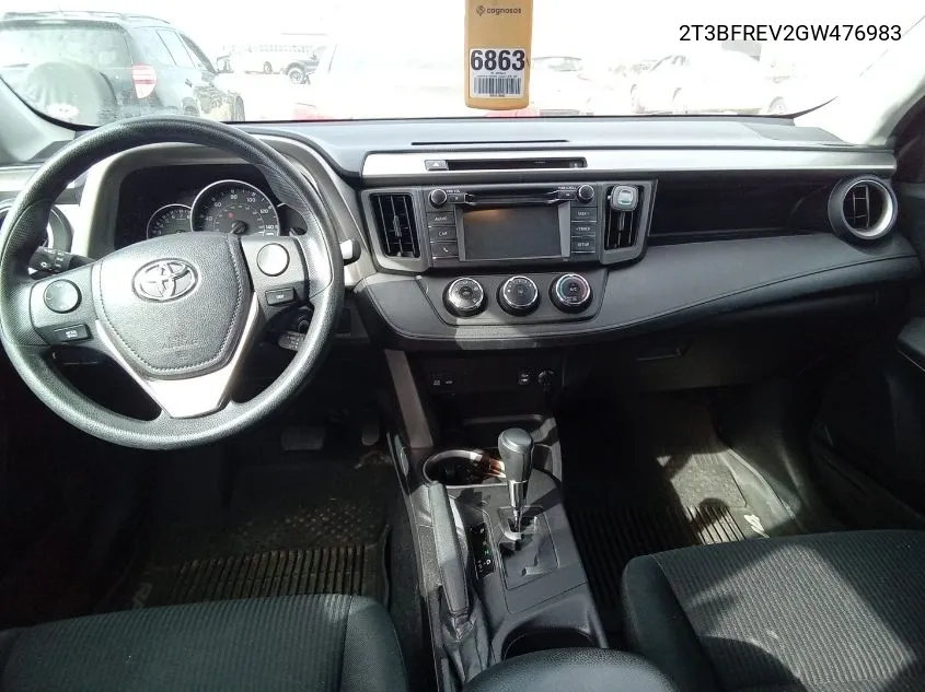 2T3BFREV2GW476983 2016 Toyota Rav4 Le