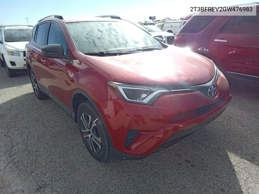 2T3BFREV2GW476983 2016 Toyota Rav4 Le