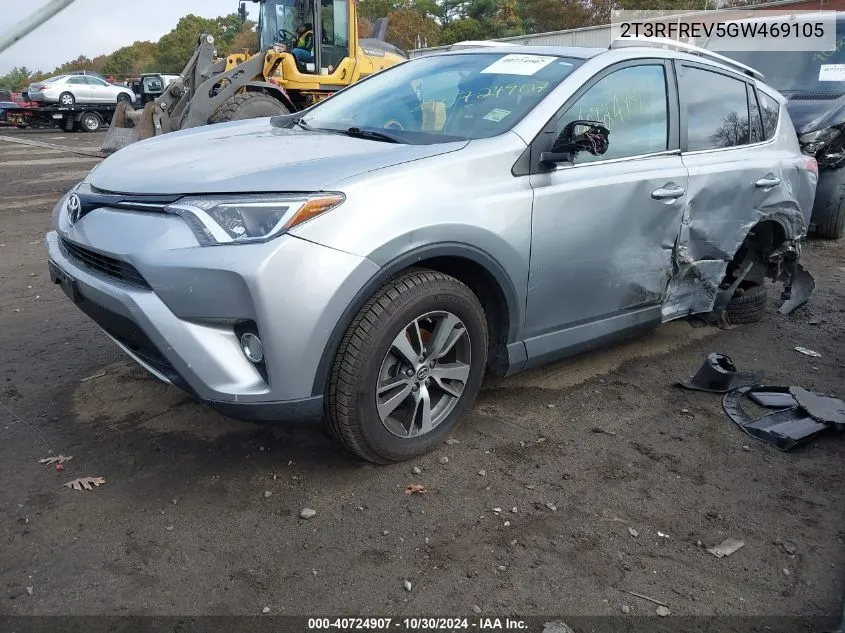 2016 Toyota Rav4 Xle VIN: 2T3RFREV5GW469105 Lot: 40724907