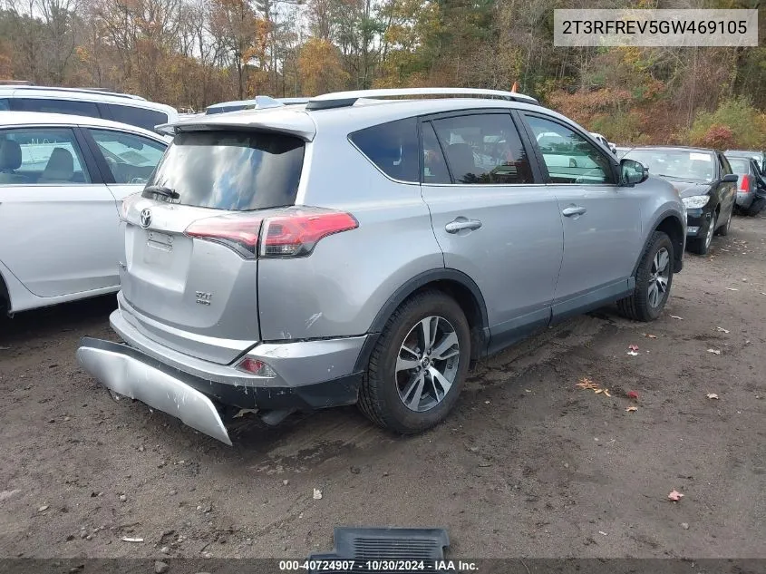 2016 Toyota Rav4 Xle VIN: 2T3RFREV5GW469105 Lot: 40724907