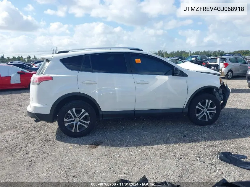 JTMZFREV4GJ068918 2016 Toyota Rav4 Le