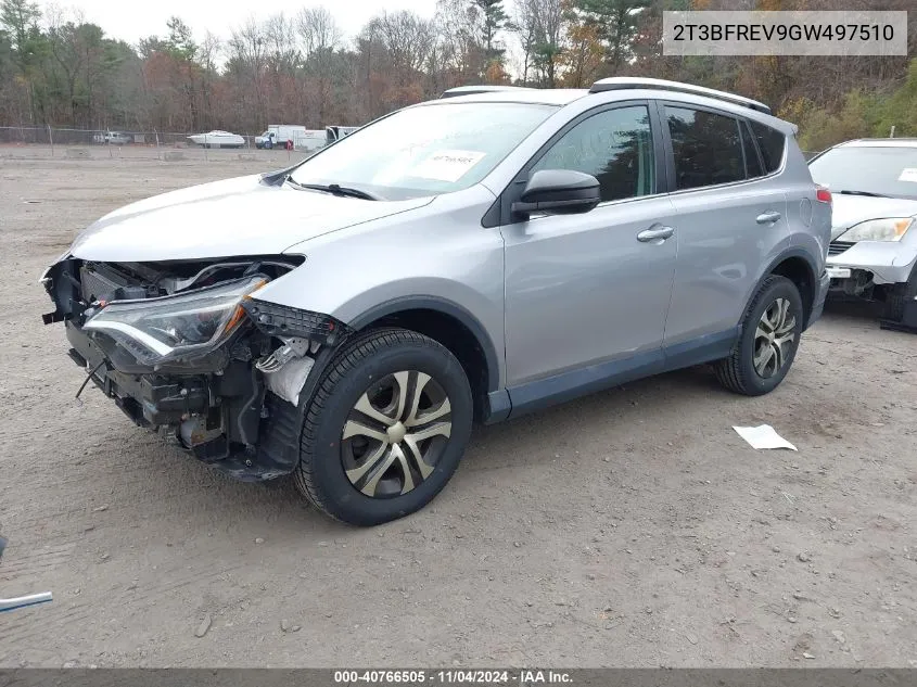 2016 Toyota Rav4 Le VIN: 2T3BFREV9GW497510 Lot: 40766505