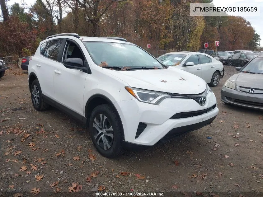 2016 Toyota Rav4 Le VIN: JTMBFREVXGD185659 Lot: 40770930