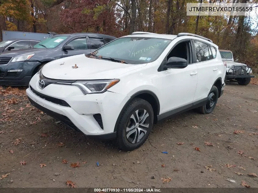 2016 Toyota Rav4 Le VIN: JTMBFREVXGD185659 Lot: 40770930