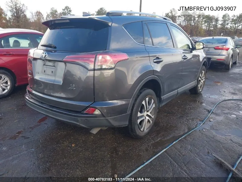 2016 Toyota Rav4 Le VIN: JTMBFREV1GJ093907 Lot: 40783183