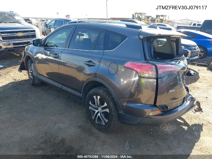 2016 Toyota Rav4 Le VIN: JTMZFREV3GJ079117 Lot: 40783266