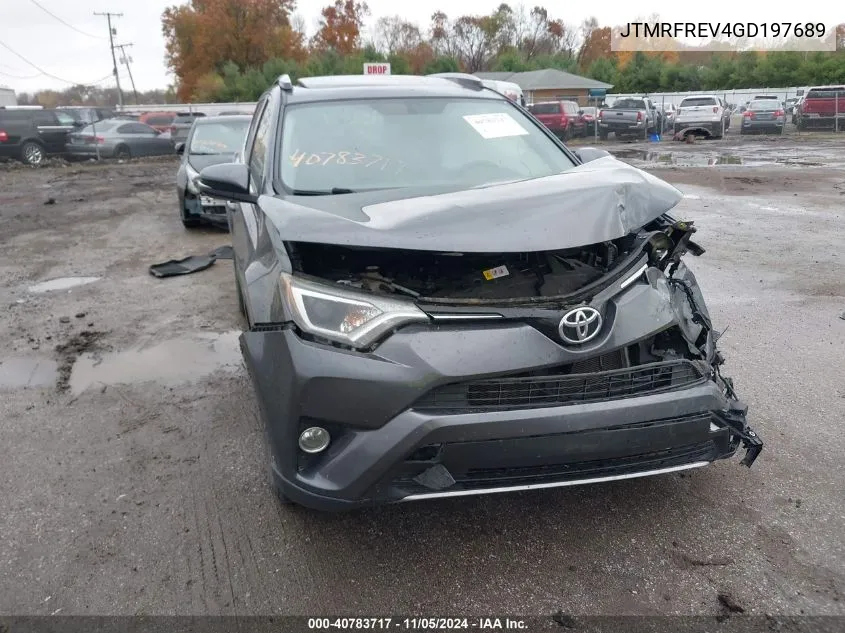 2016 Toyota Rav4 Xle VIN: JTMRFREV4GD197689 Lot: 40783717