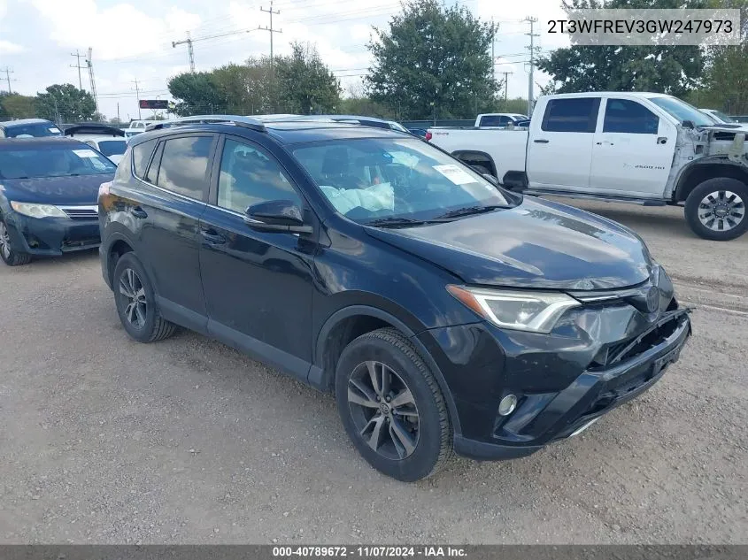 2016 Toyota Rav4 Xle VIN: 2T3WFREV3GW247973 Lot: 40789672