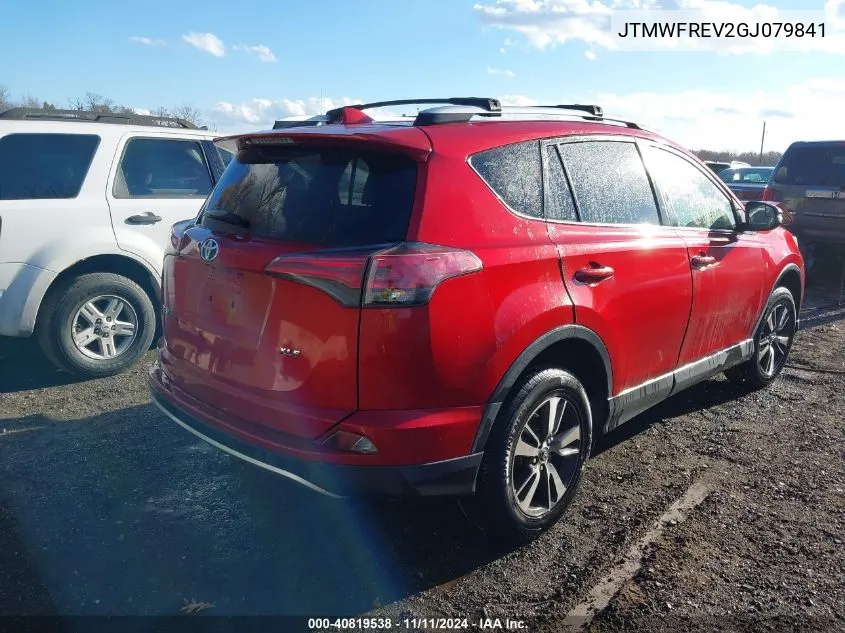 2016 Toyota Rav4 Xle VIN: JTMWFREV2GJ079841 Lot: 40819538