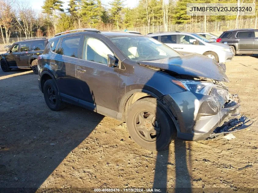 2016 Toyota Rav4 Le VIN: JTMBFREV2GJ053240 Lot: 40889476