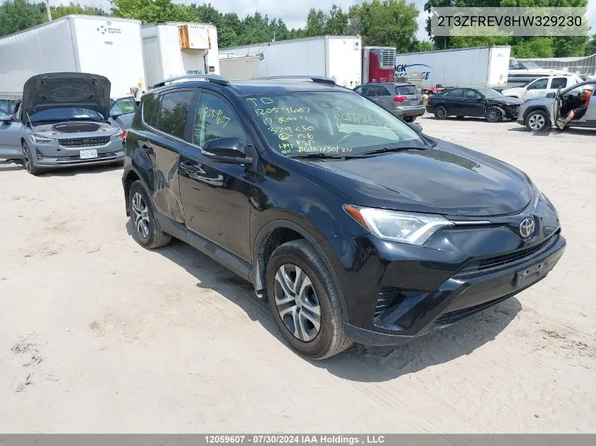 2T3ZFREV8HW329230 2017 Toyota Rav4 Le