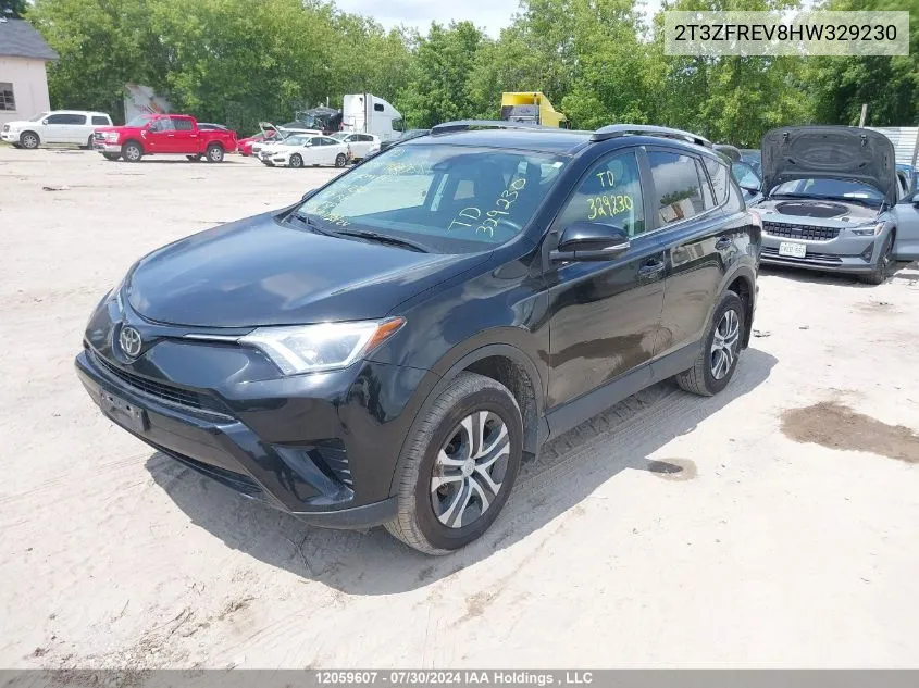 2T3ZFREV8HW329230 2017 Toyota Rav4 Le