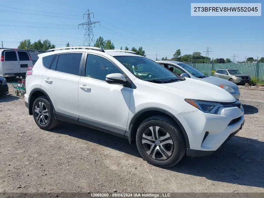 2017 Toyota Rav4 Le VIN: 2T3BFREV8HW552045 Lot: 12069260