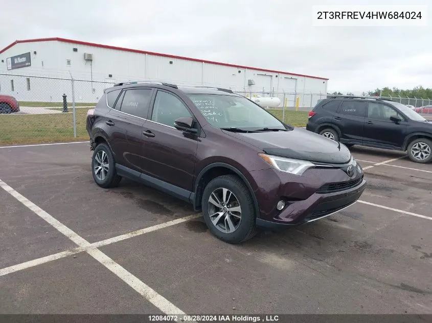 2T3RFREV4HW684024 2017 Toyota Rav4 Xle