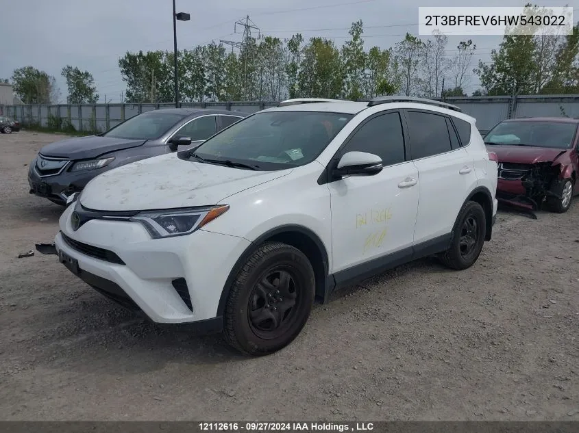 2T3BFREV6HW543022 2017 Toyota Rav4 Le