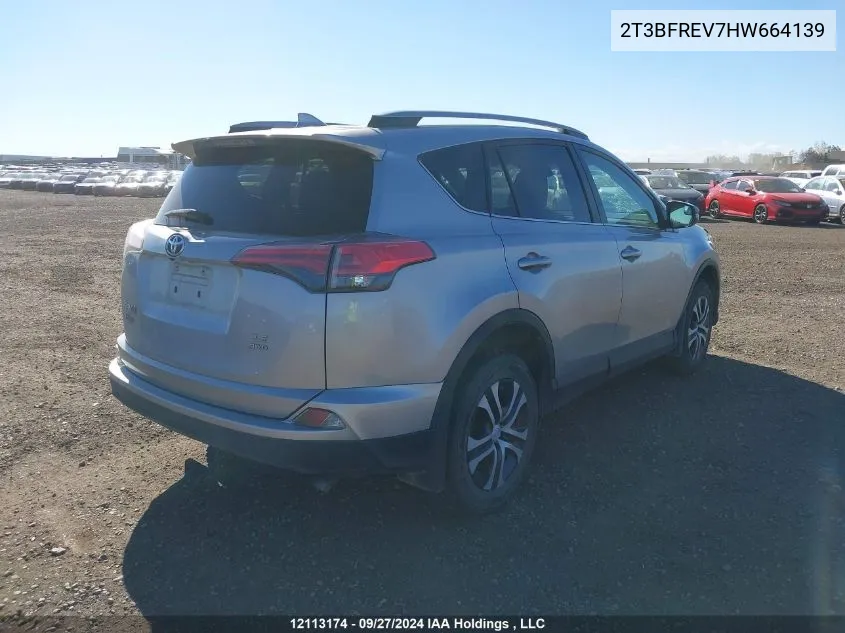 2T3BFREV7HW664139 2017 Toyota Rav4 Le