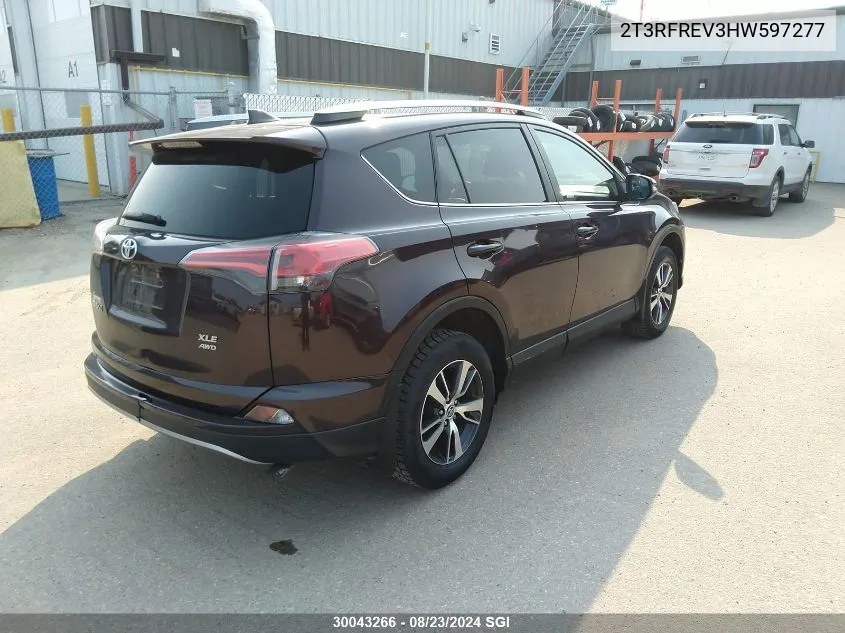 2T3RFREV3HW597277 2017 Toyota Rav4 Xle