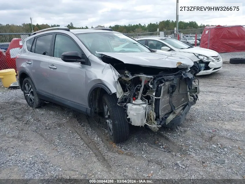 2017 Toyota Rav4 Le VIN: 2T3ZFREV9HW326675 Lot: 38844288