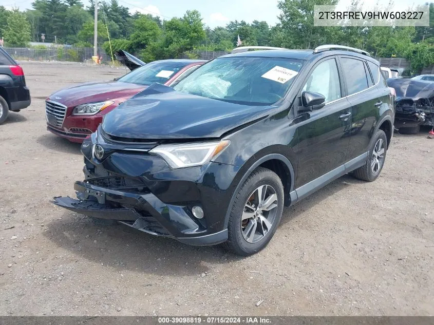 2017 Toyota Rav4 Xle VIN: 2T3RFREV9HW603227 Lot: 39098819