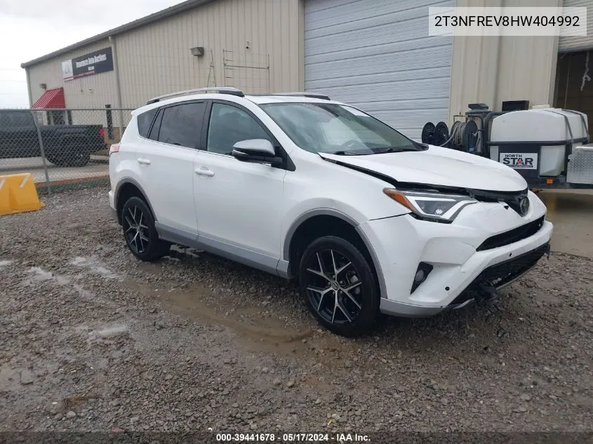 2017 Toyota Rav4 Se VIN: 2T3NFREV8HW404992 Lot: 39441678