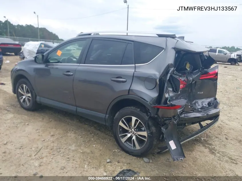 JTMWFREV3HJ133567 2017 Toyota Rav4 Xle