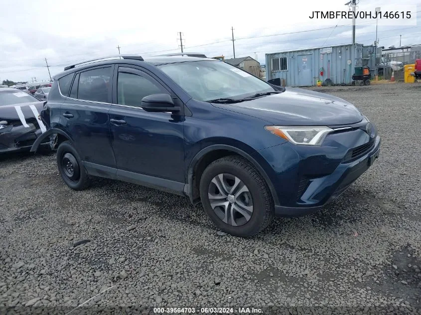 2017 Toyota Rav4 Le VIN: JTMBFREV0HJ146615 Lot: 39564703