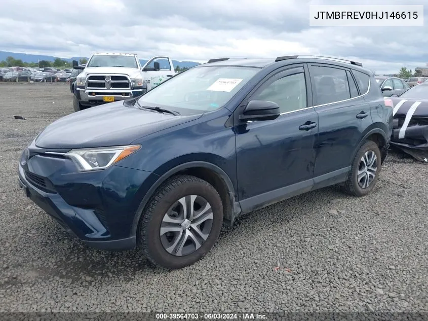 JTMBFREV0HJ146615 2017 Toyota Rav4 Le