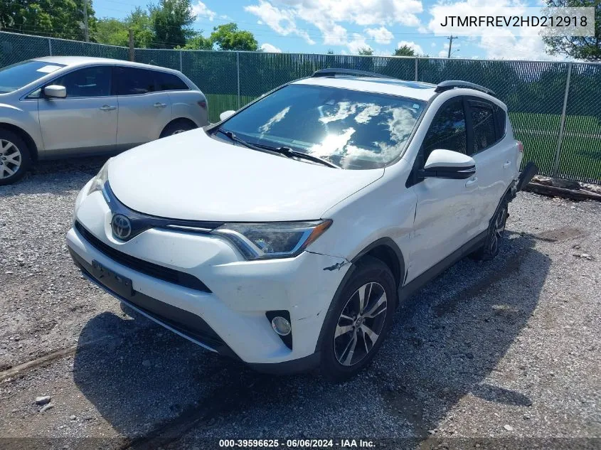 JTMRFREV2HD212918 2017 Toyota Rav4 Xle