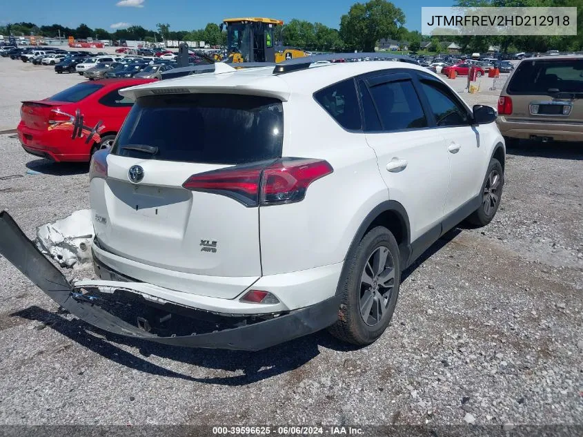 JTMRFREV2HD212918 2017 Toyota Rav4 Xle