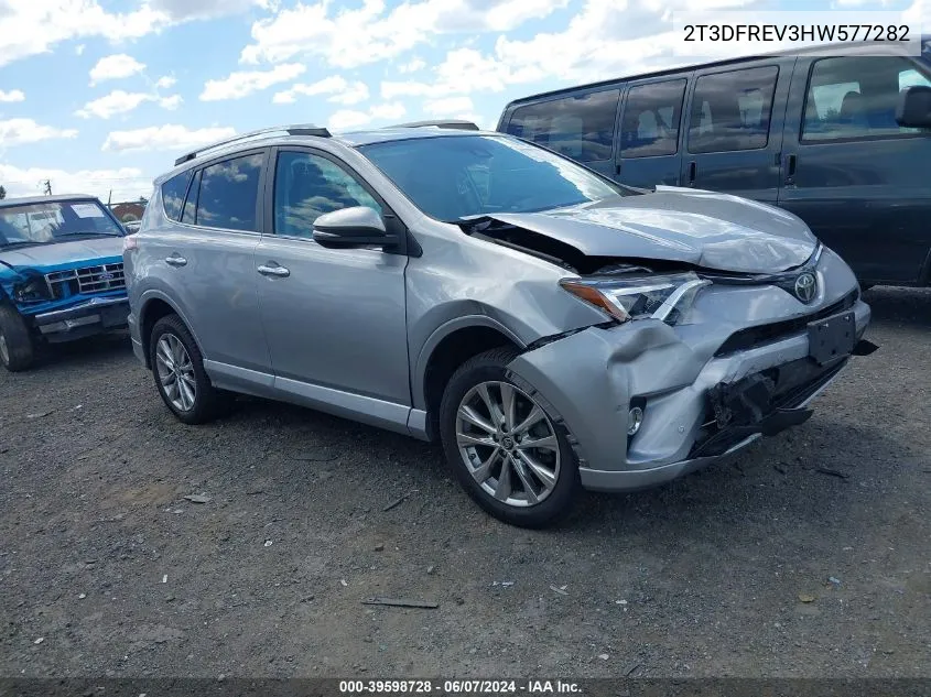 2T3DFREV3HW577282 2017 Toyota Rav4 Platinum