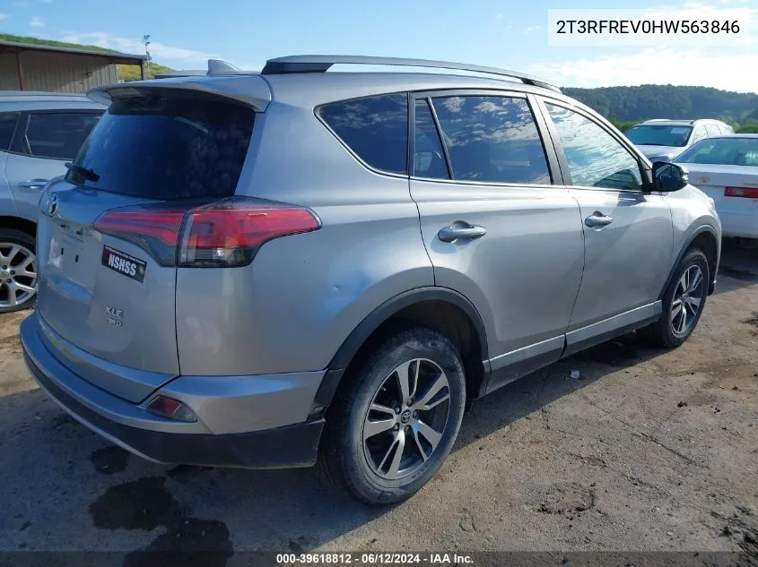 2T3RFREV0HW563846 2017 Toyota Rav4 Xle