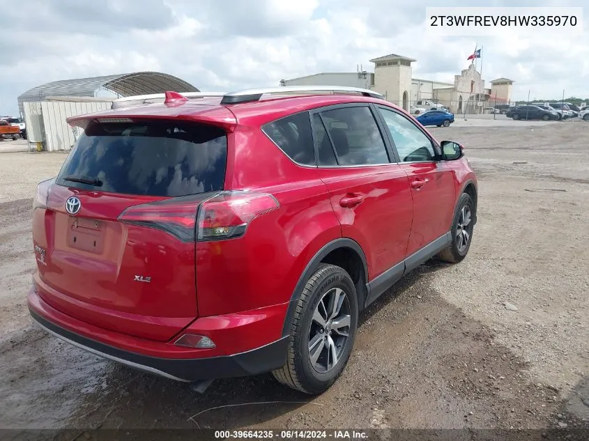 2017 Toyota Rav4 Xle VIN: 2T3WFREV8HW335970 Lot: 39664235