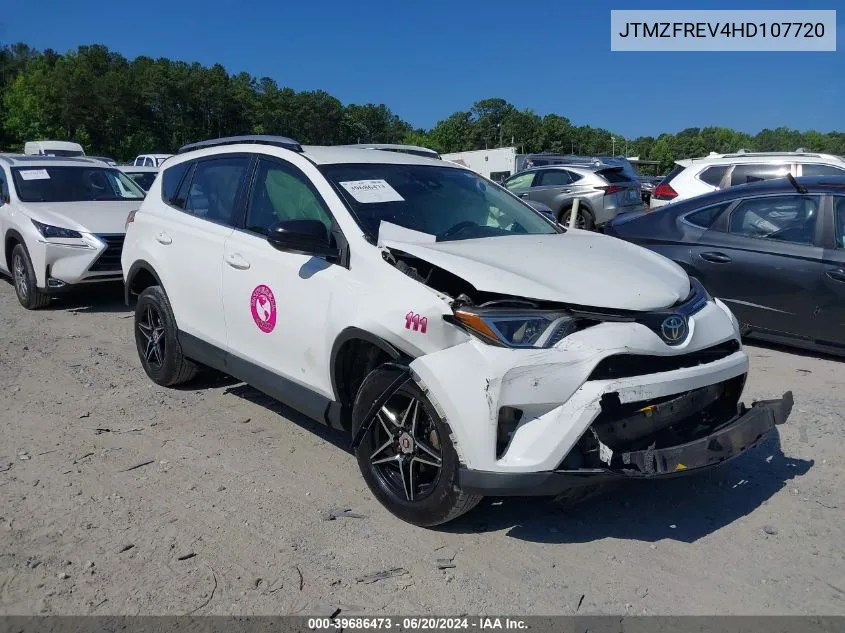 2017 Toyota Rav4 Le VIN: JTMZFREV4HD107720 Lot: 39686473