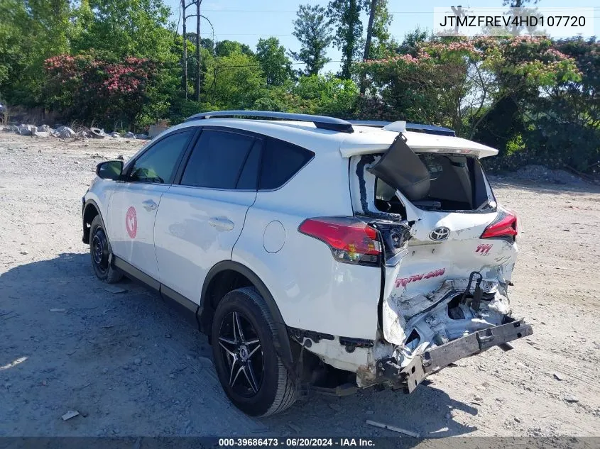 2017 Toyota Rav4 Le VIN: JTMZFREV4HD107720 Lot: 39686473