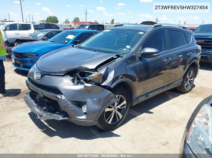 2017 Toyota Rav4 Xle VIN: 2T3WFREV5HW327454 Lot: 39712439