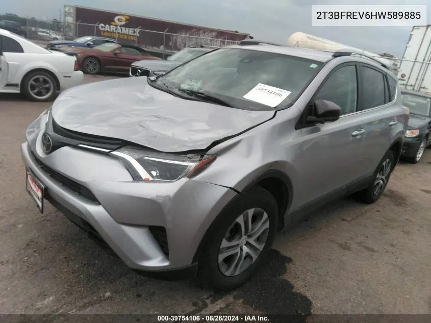 2T3BFREV6HW589885 2017 Toyota Rav4 Le