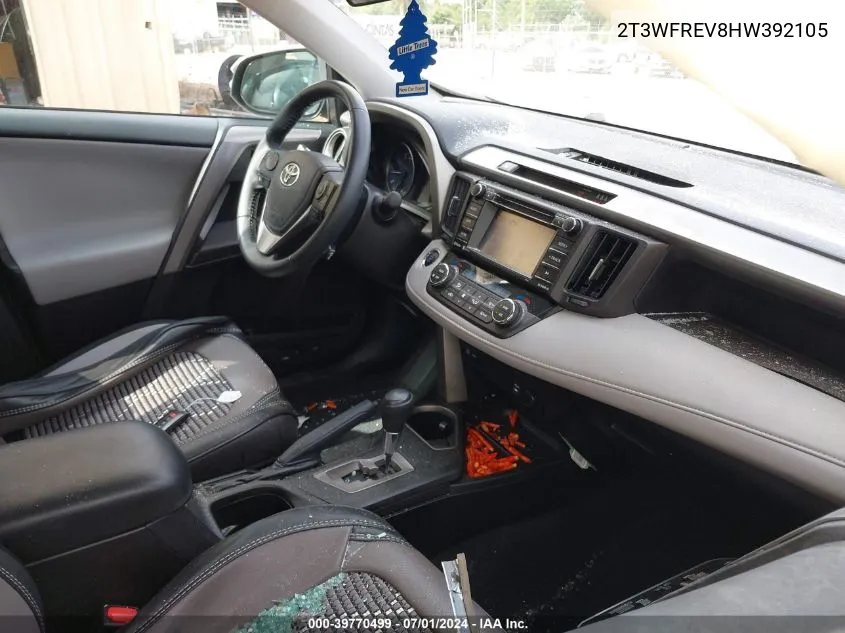 2T3WFREV8HW392105 2017 Toyota Rav4 Xle