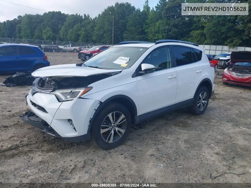 JTMWFREV2HD105628 2017 Toyota Rav4 Xle