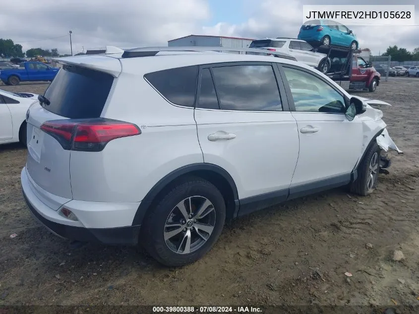 2017 Toyota Rav4 Xle VIN: JTMWFREV2HD105628 Lot: 39800388