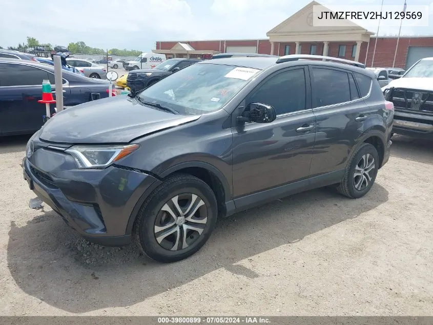 2017 Toyota Rav4 Le VIN: JTMZFREV2HJ129569 Lot: 39800899