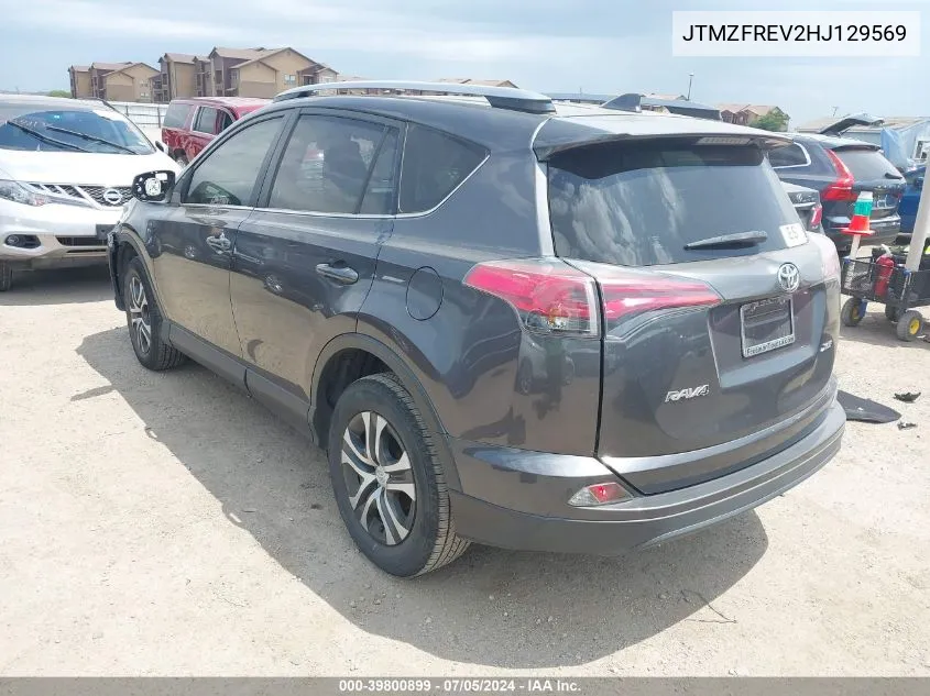 JTMZFREV2HJ129569 2017 Toyota Rav4 Le