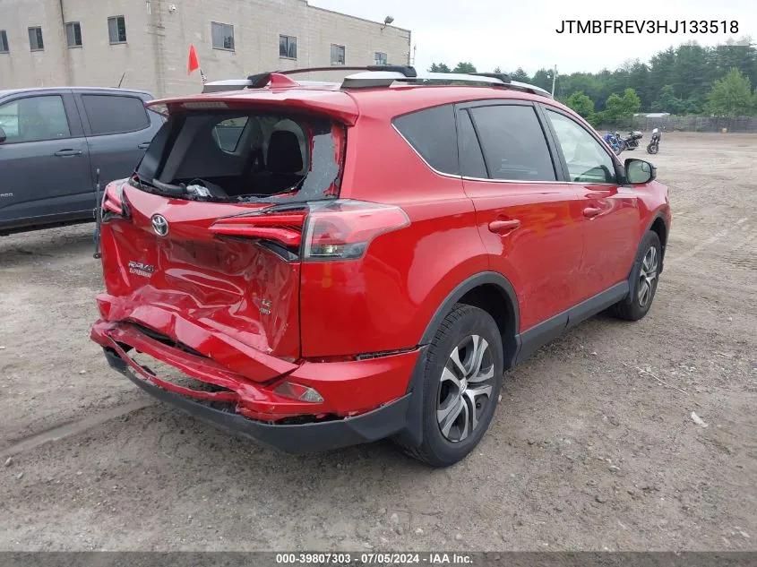 JTMBFREV3HJ133518 2017 Toyota Rav4 Le