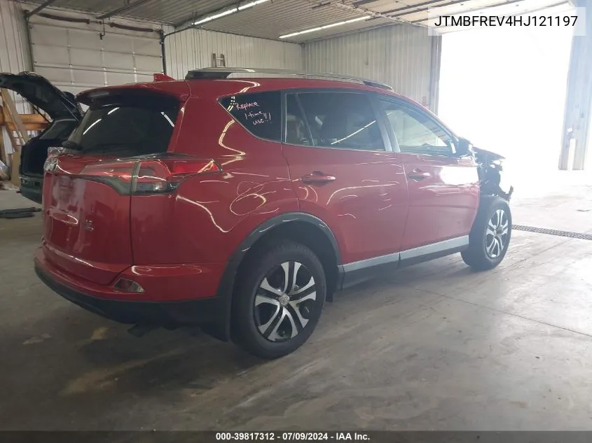 JTMBFREV4HJ121197 2017 Toyota Rav4 Le