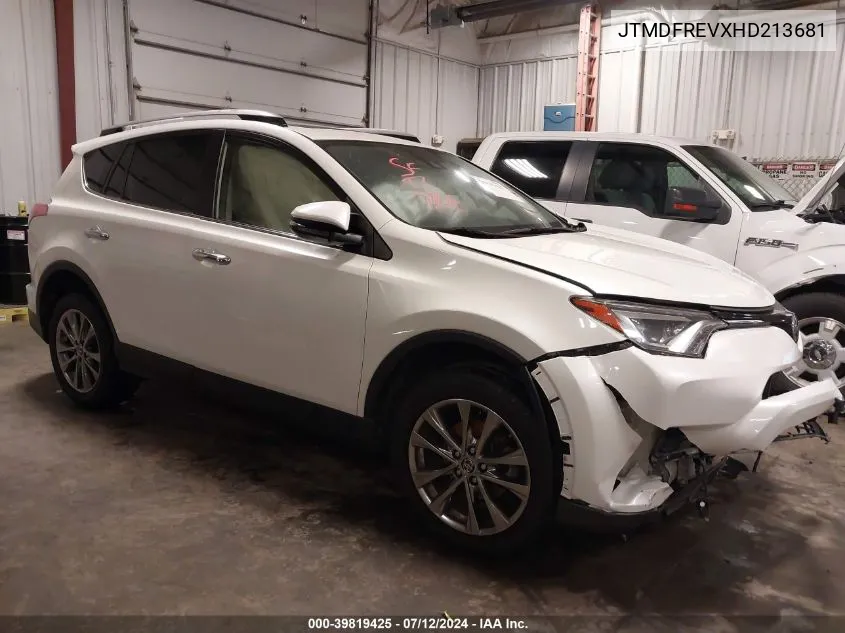 JTMDFREVXHD213681 2017 Toyota Rav4 Limited