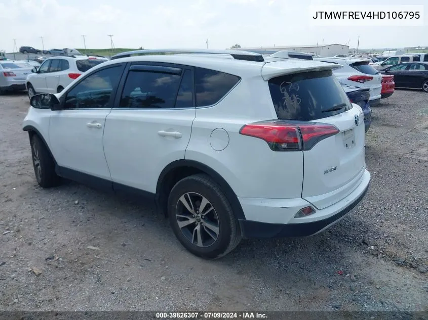 JTMWFREV4HD106795 2017 Toyota Rav4 Xle