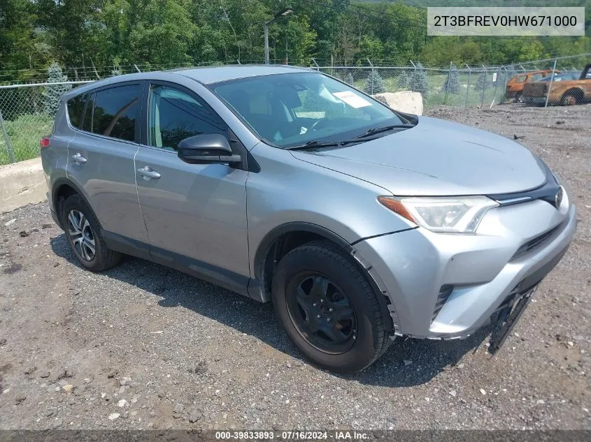 2T3BFREV0HW671000 2017 Toyota Rav4 Le