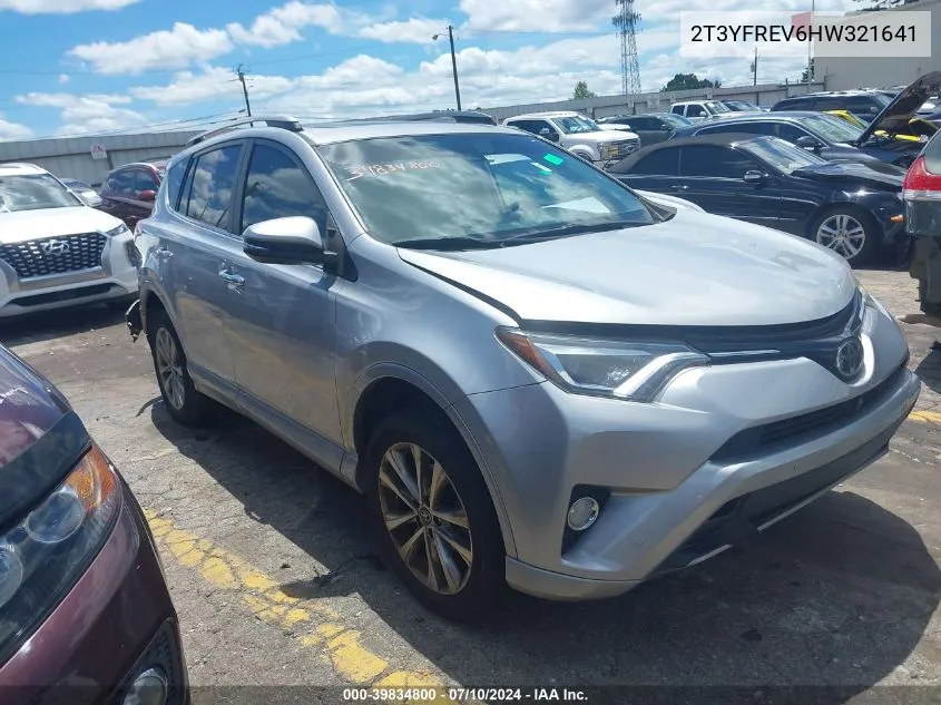 2017 Toyota Rav4 Platinum VIN: 2T3YFREV6HW321641 Lot: 39834800